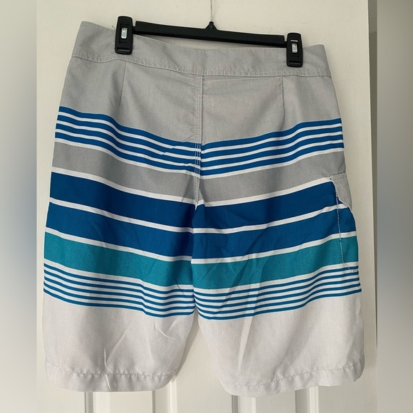 Billabong Men’s Blue/Wht/Grey Striped Board Shorts Size 31 - Picture 4 of 5